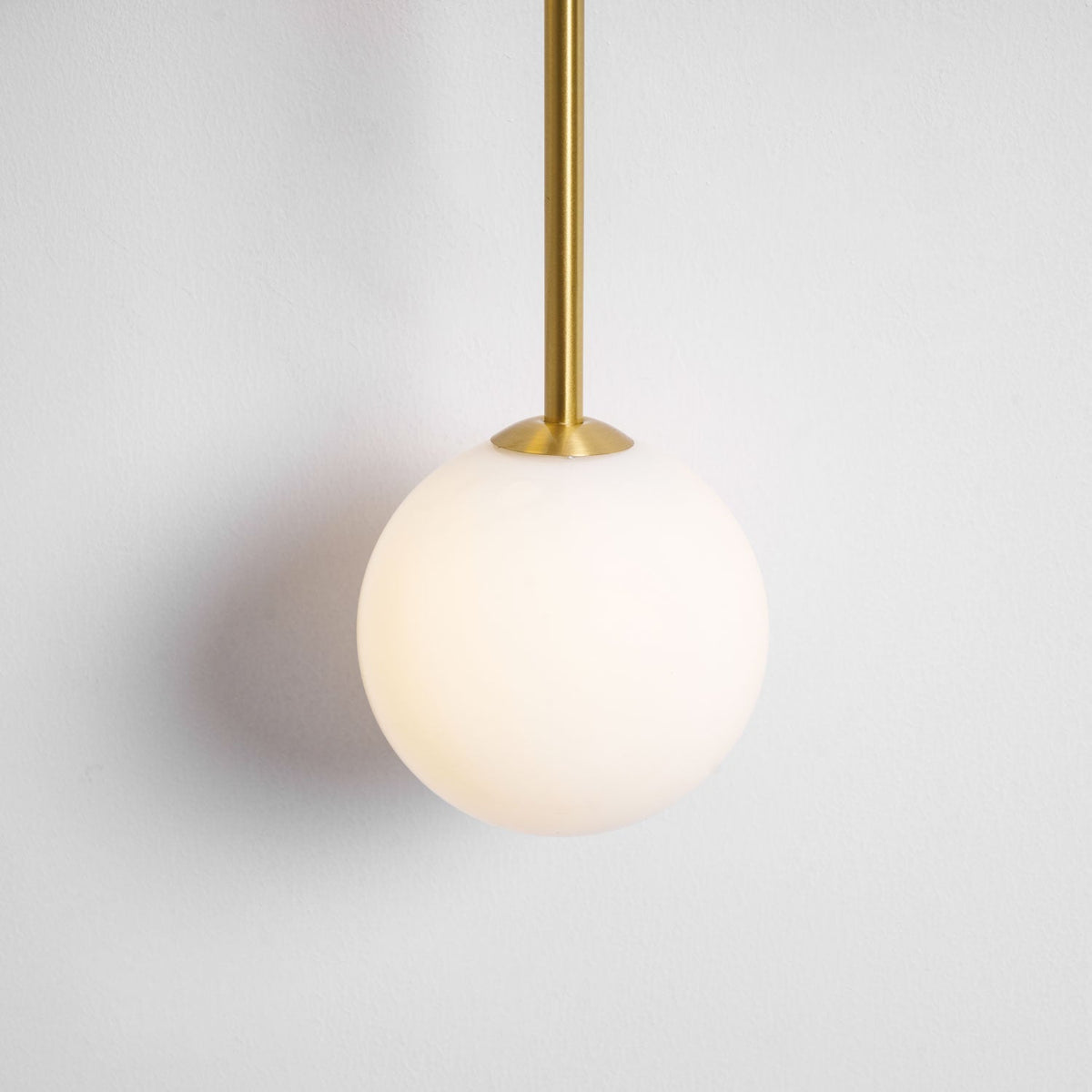 Brass Arc Wall Light, Energy-Efficient LED