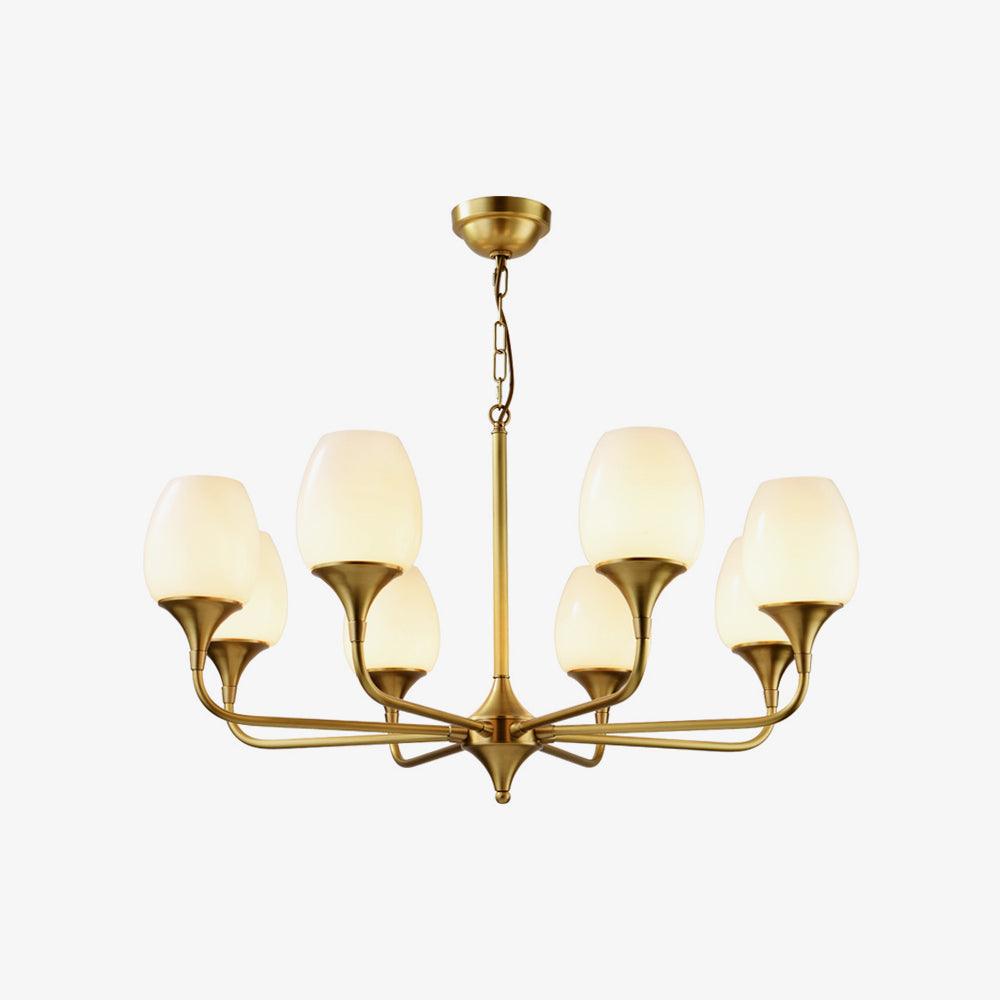Statement Chandelier with Adjustable Height