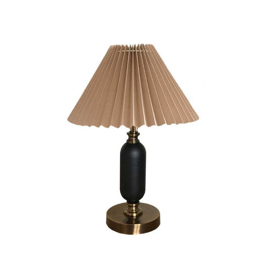 Classic Antique Table Lamp with Adjustable Brightness — side view