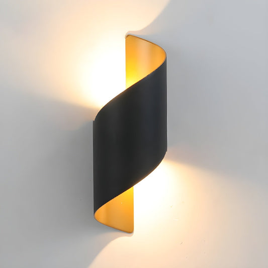 Compact Modern Wall Lamp, Energy Efficient — side view