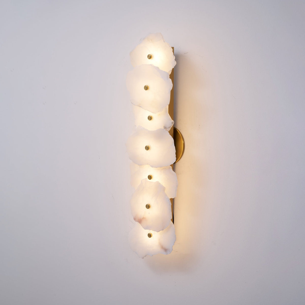 Alabaster Wall Lamp with Soft Glow