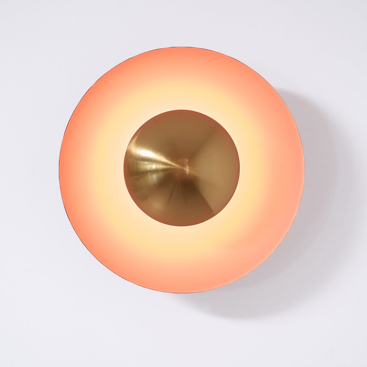 Round Wall Light with Adjustable Brightness