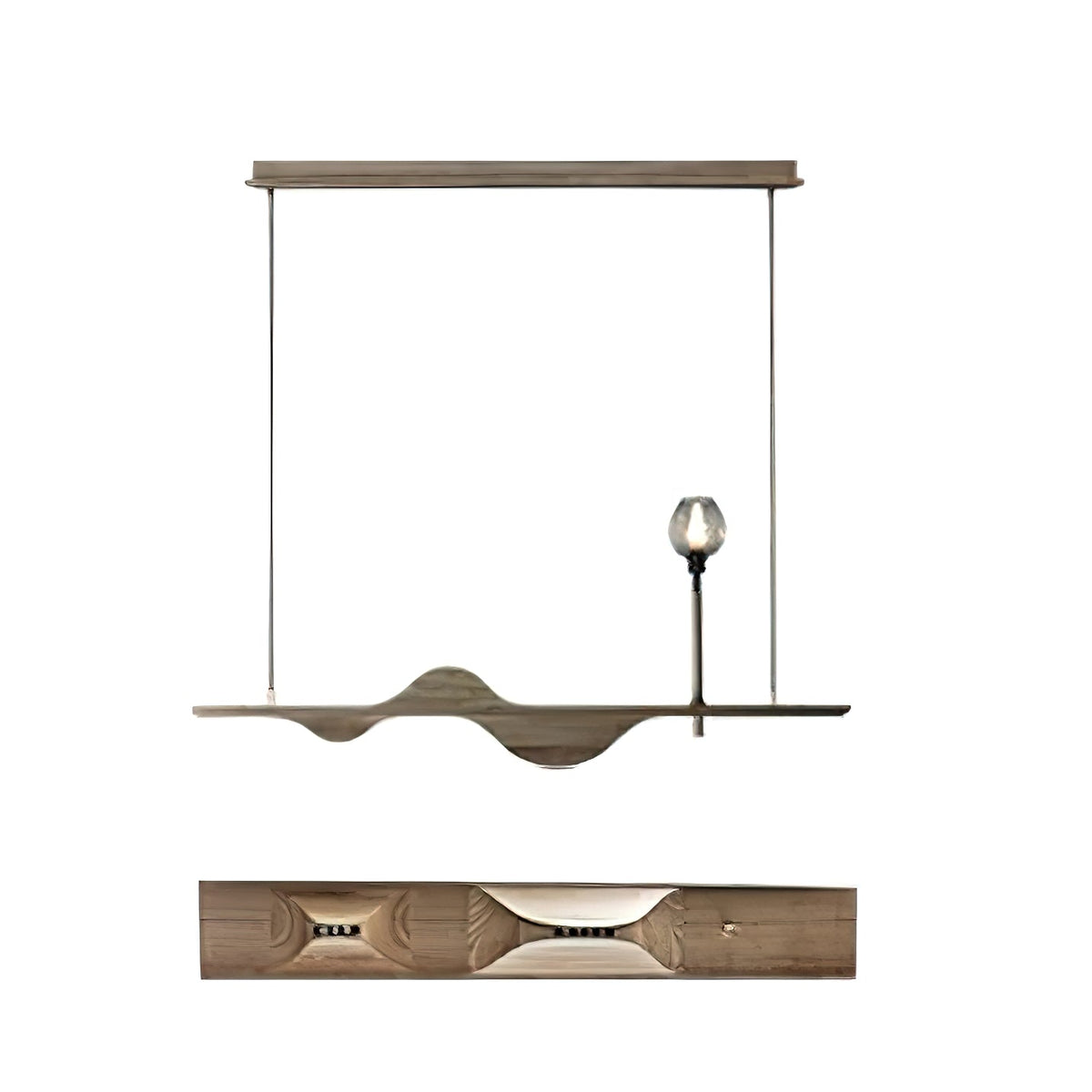Tsunami Wave Chandelier with Adjustable Brightness