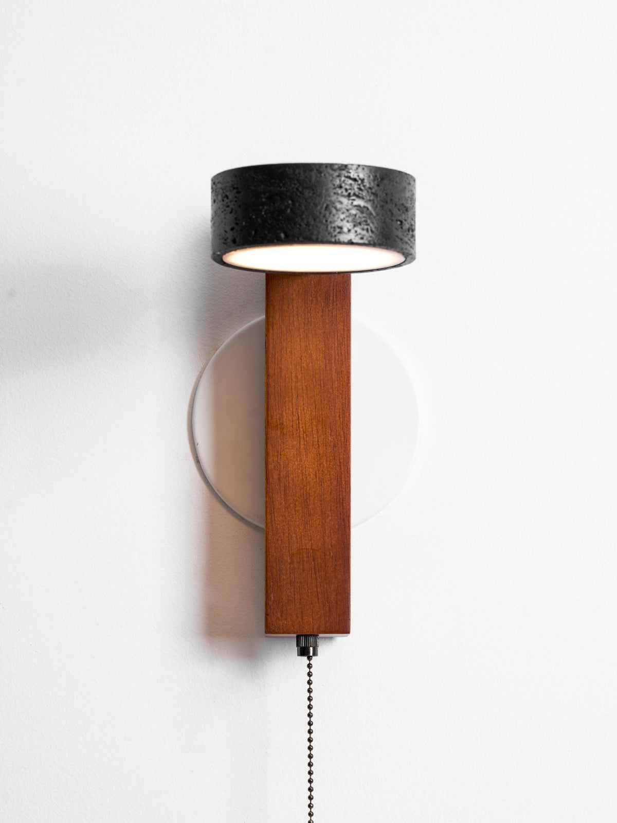 Stone Wall Sconce with Adjustable Brightness