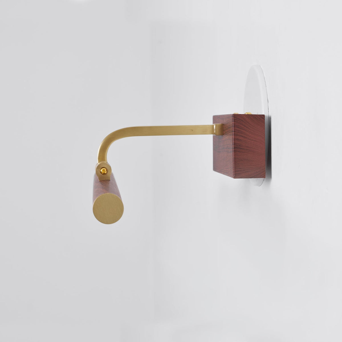 Walnut Linear LED Wall Light, Dimmable