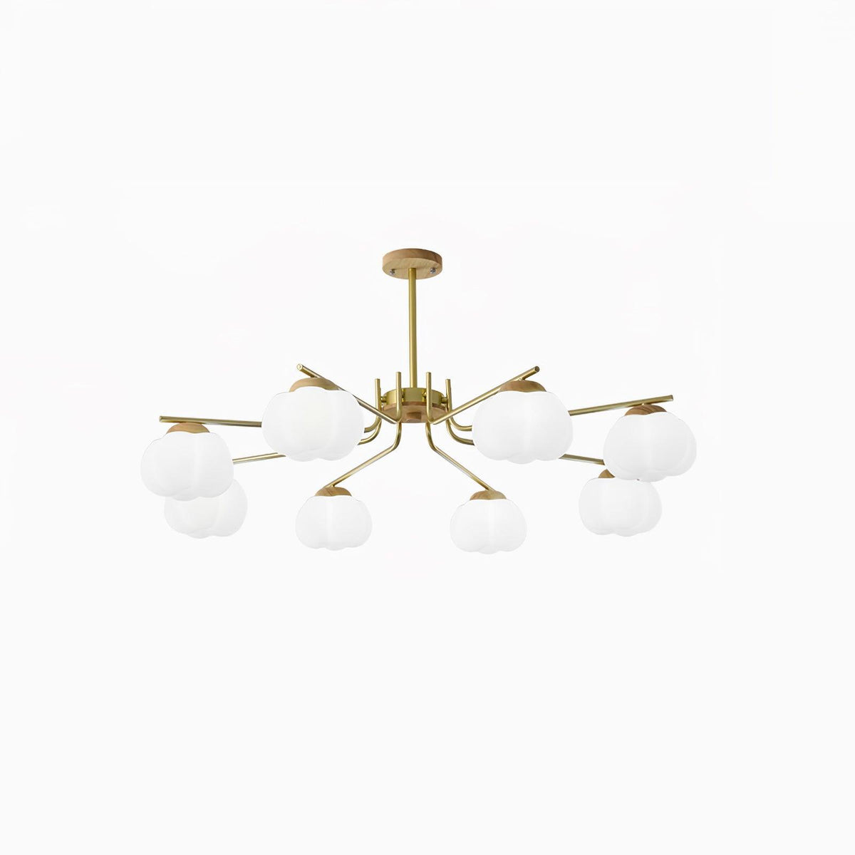 Cotton Ball Chandelier, Energy Efficient