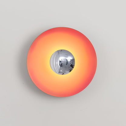 Round Wall Light with Adjustable Brightness