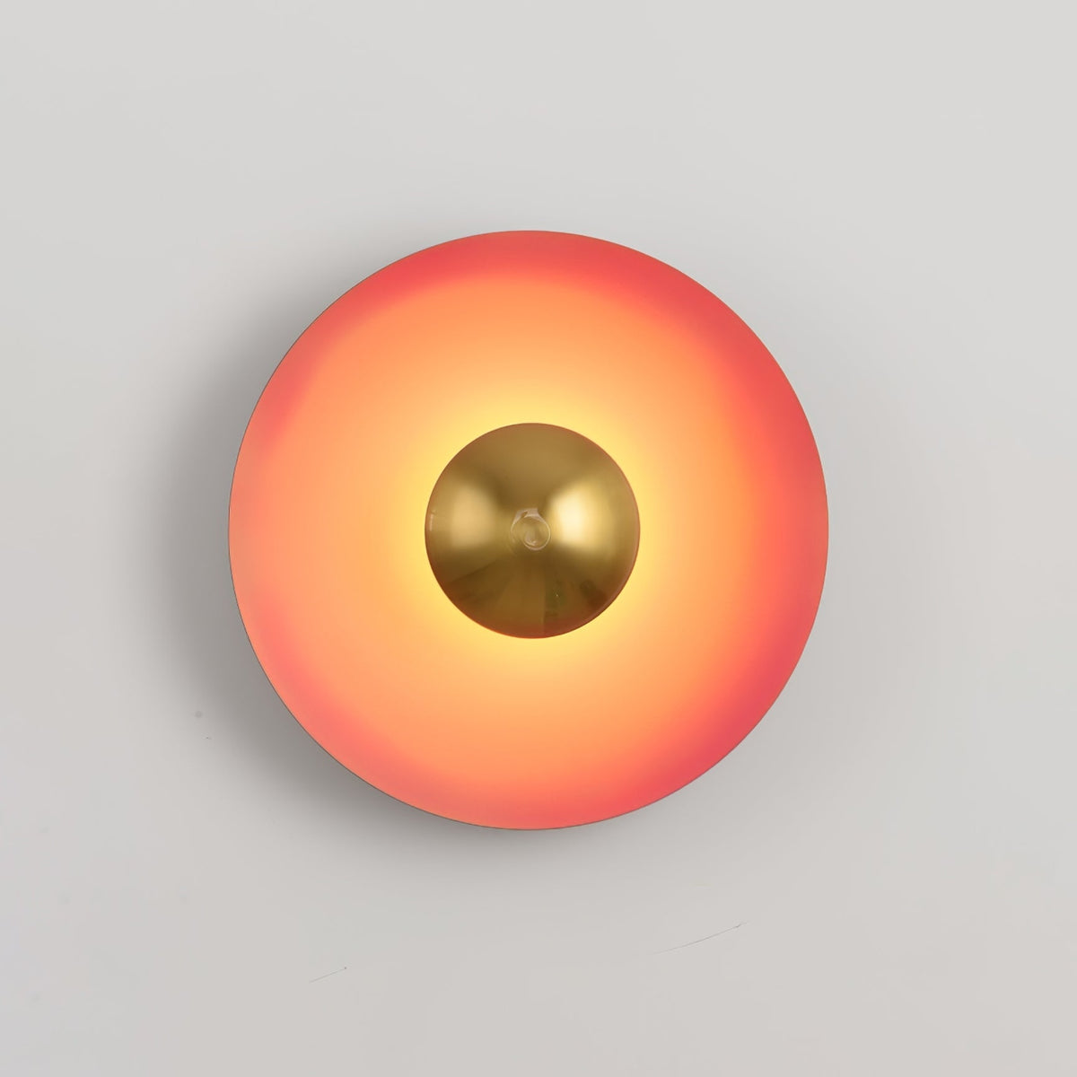 Round Wall Light with Adjustable Brightness