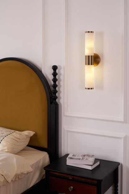 Alabaster Wall Lamp with Soft Glow