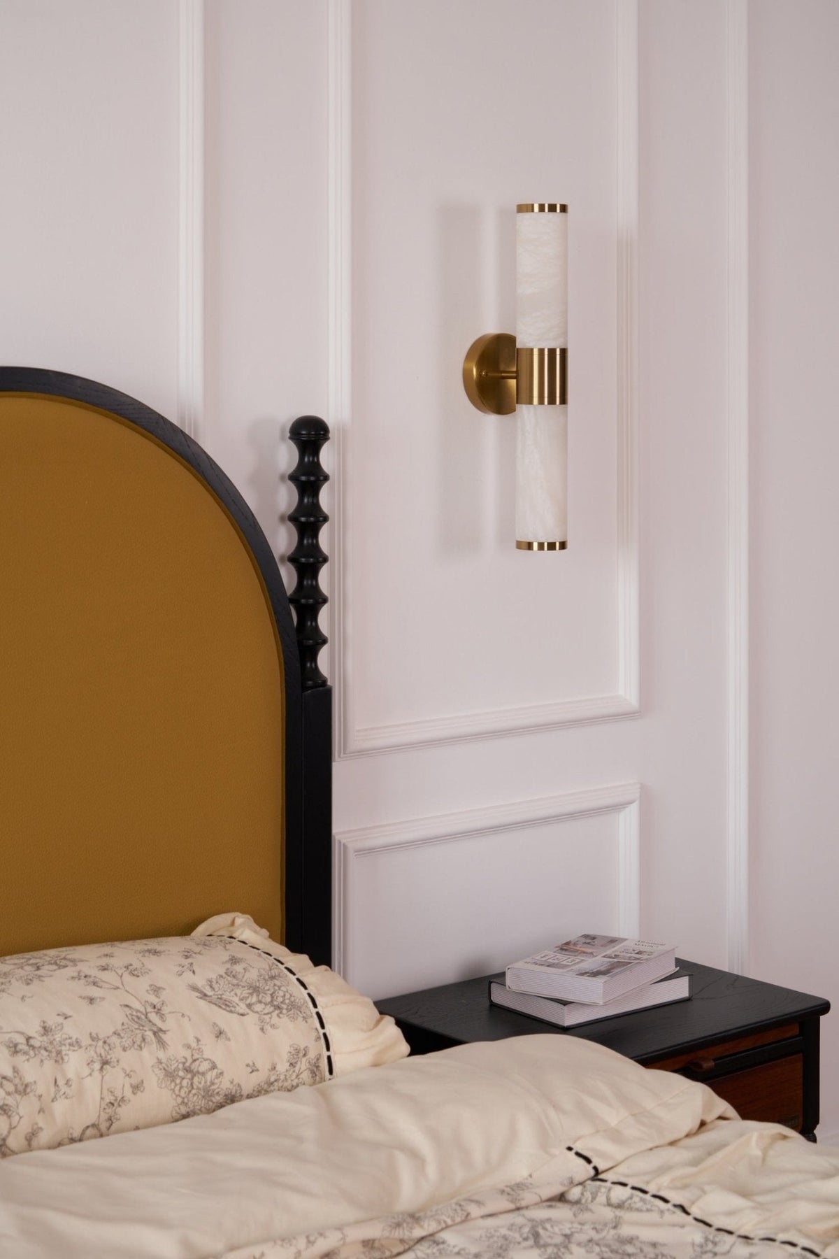 Alabaster Wall Lamp with Soft Glow
