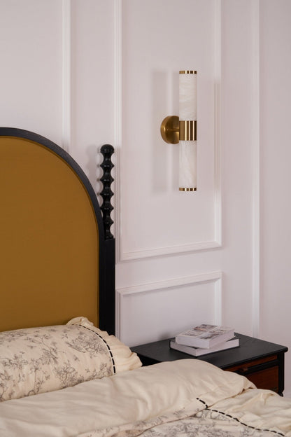 Alabaster Wall Lamp with Soft Glow