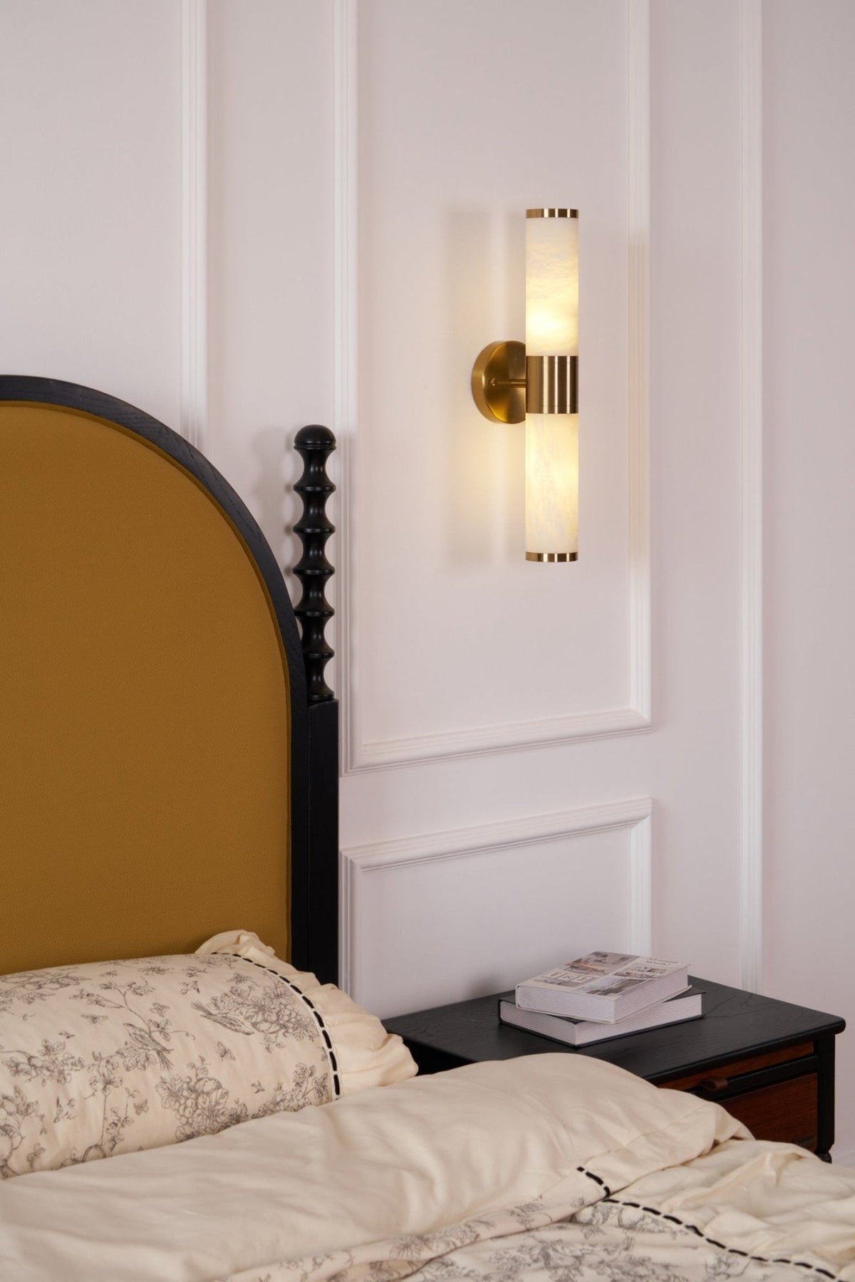 Alabaster Wall Lamp with Soft Glow