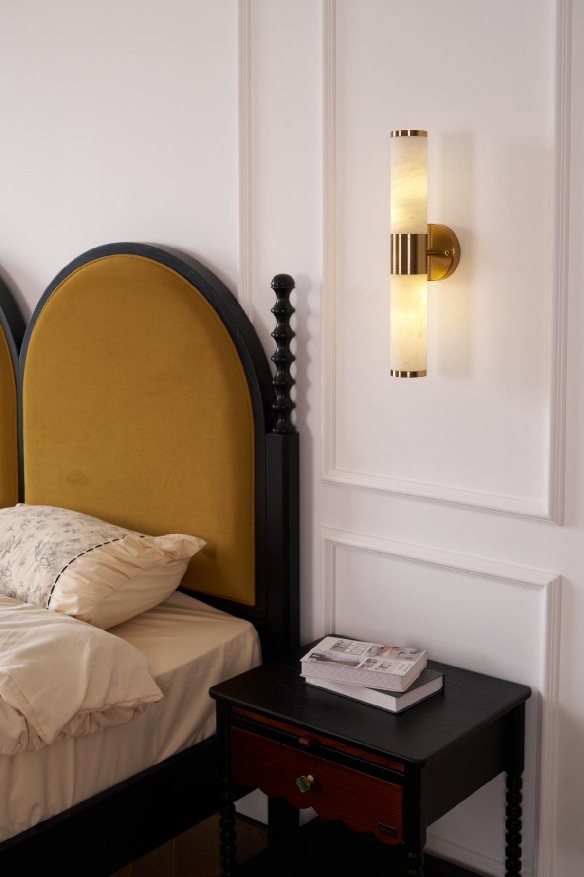 Alabaster Wall Lamp with Soft Glow