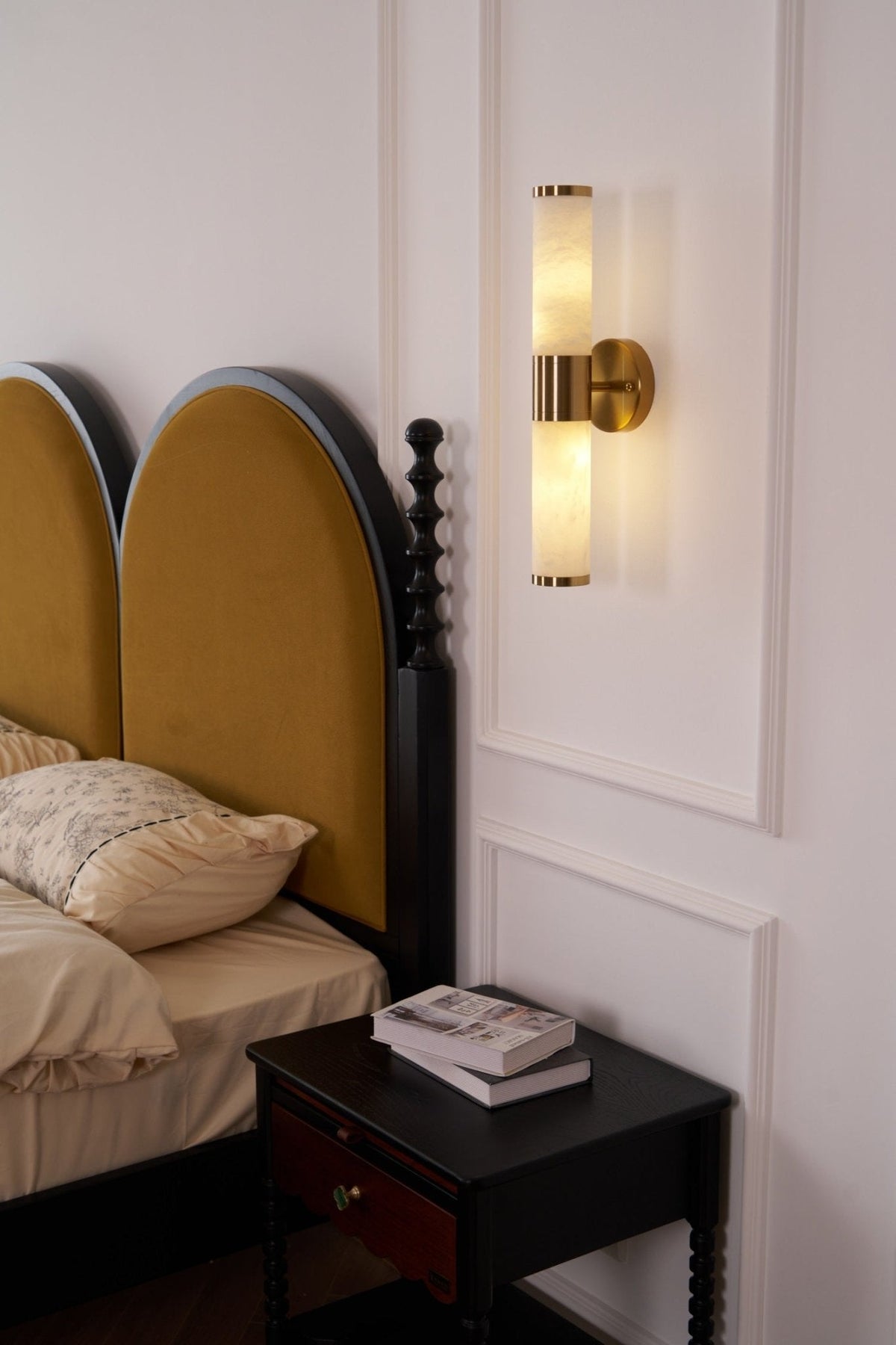 Alabaster Wall Lamp with Soft Glow