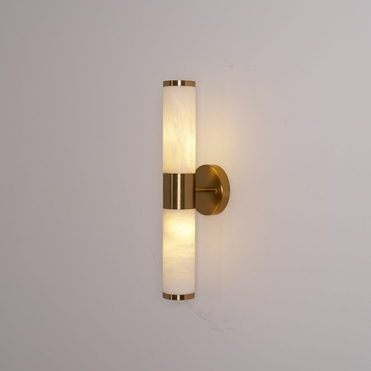 Alabaster Wall Lamp with Soft Glow