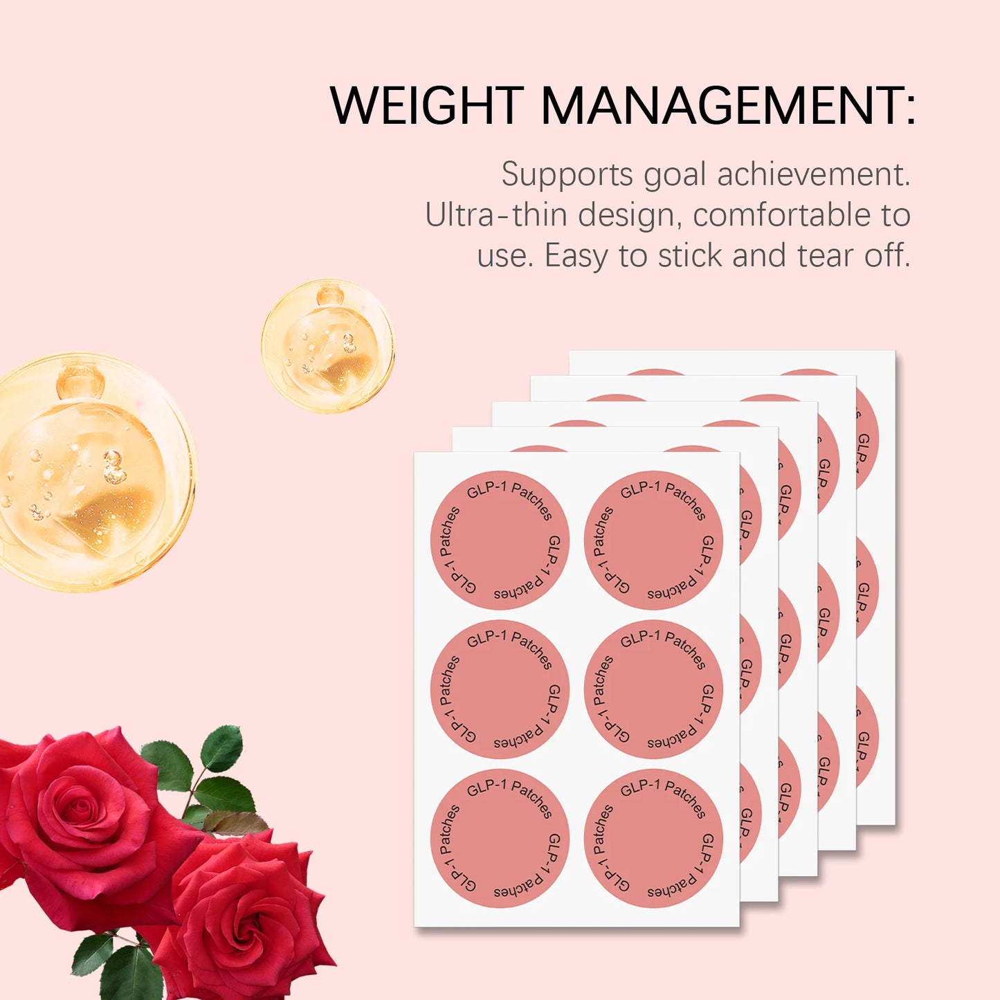 GLP-1  for Firming and Shaping the Abdomen, Natural Ingredients for Fat Burning and Blood Sugar Balance