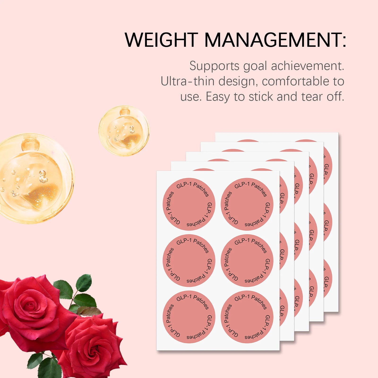 GLP-1  for Firming and Shaping the Abdomen, Natural Ingredients for Fat Burning and Blood Sugar Balance