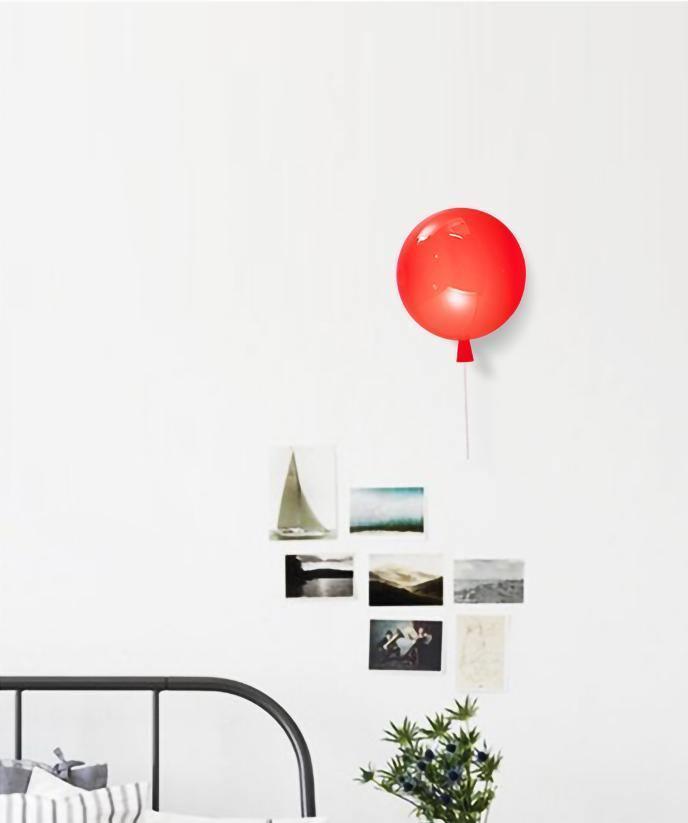 Balloon-Shaped Wall Sconce, Soft Ambient Light