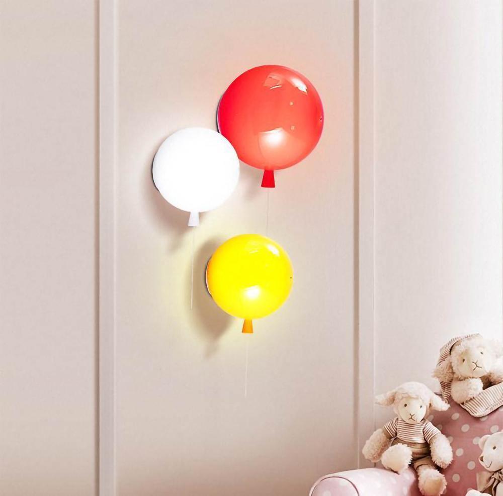 Balloon-Shaped Wall Sconce, Soft Ambient Light