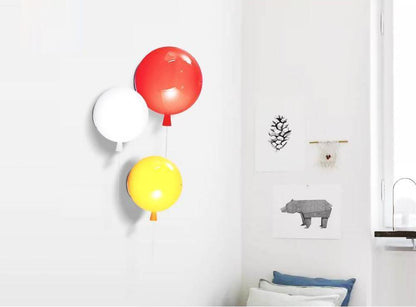 Balloon-Shaped Wall Sconce, Soft Ambient Light