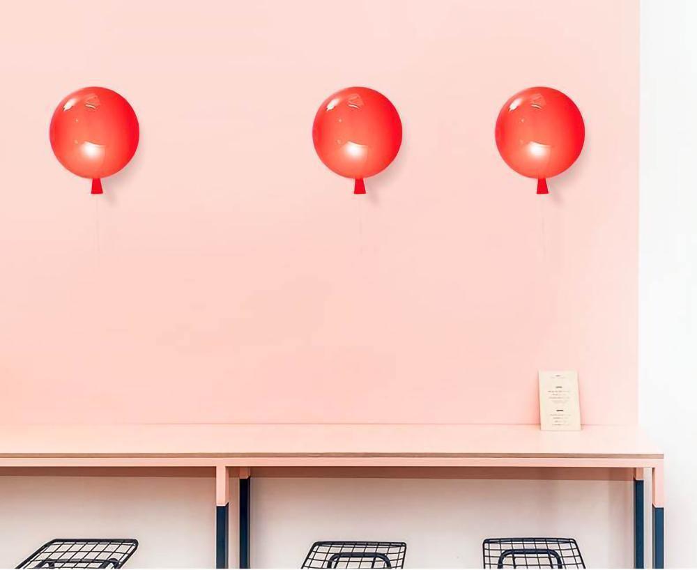 Balloon-Shaped Wall Sconce, Soft Ambient Light