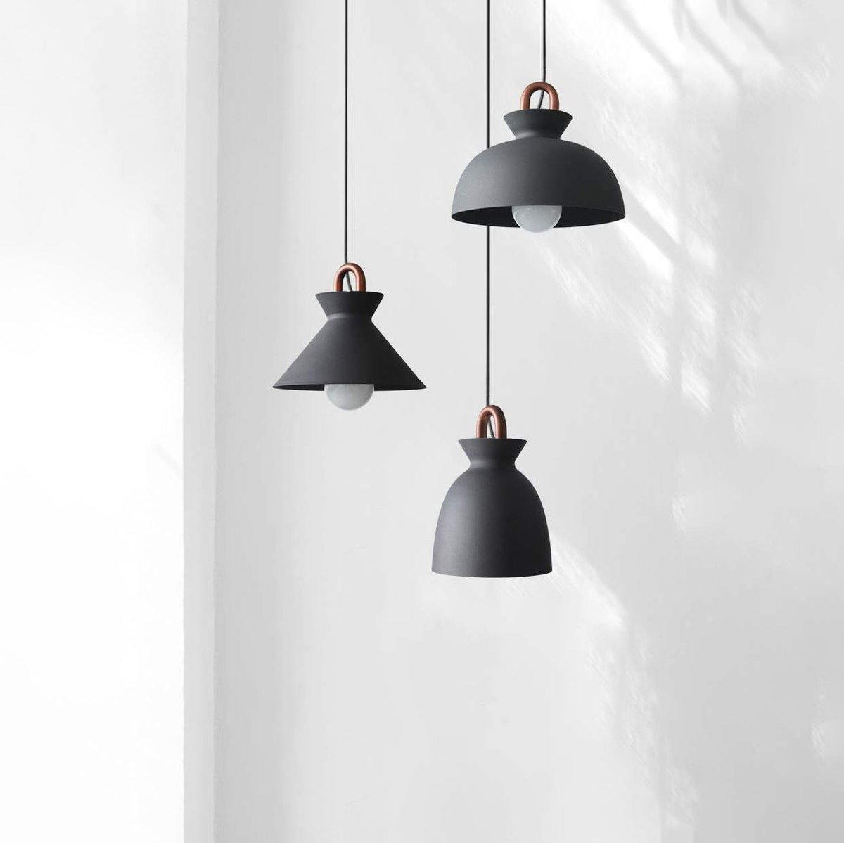 Coil Ceiling Pendant Light, Modern Design — alternate angle
