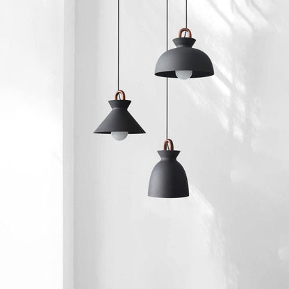 Coil Ceiling Pendant Light, Modern Design — alternate angle