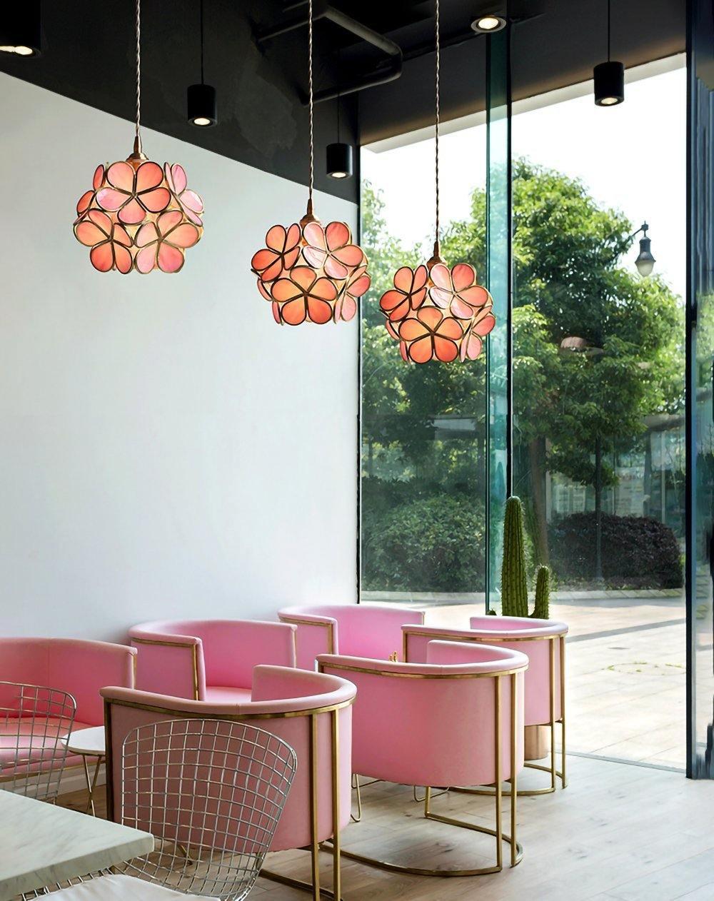 Glass Petal Pendant Light Position 29