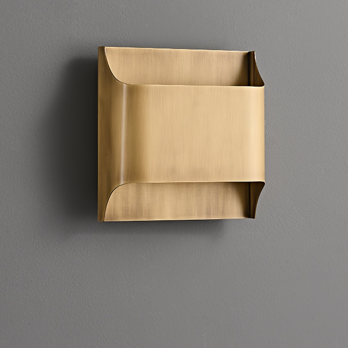 Brass Wall Lamp with Adjustable Light Direction