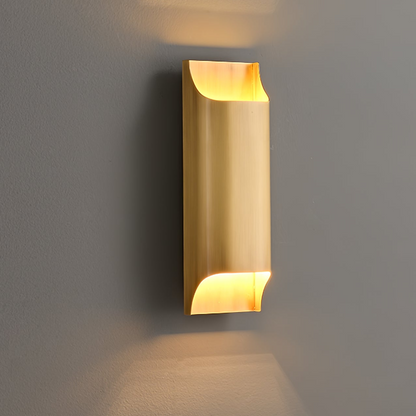 Brass Wall Lamp with Adjustable Light Direction