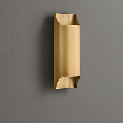 Brass Wall Lamp with Adjustable Light Direction