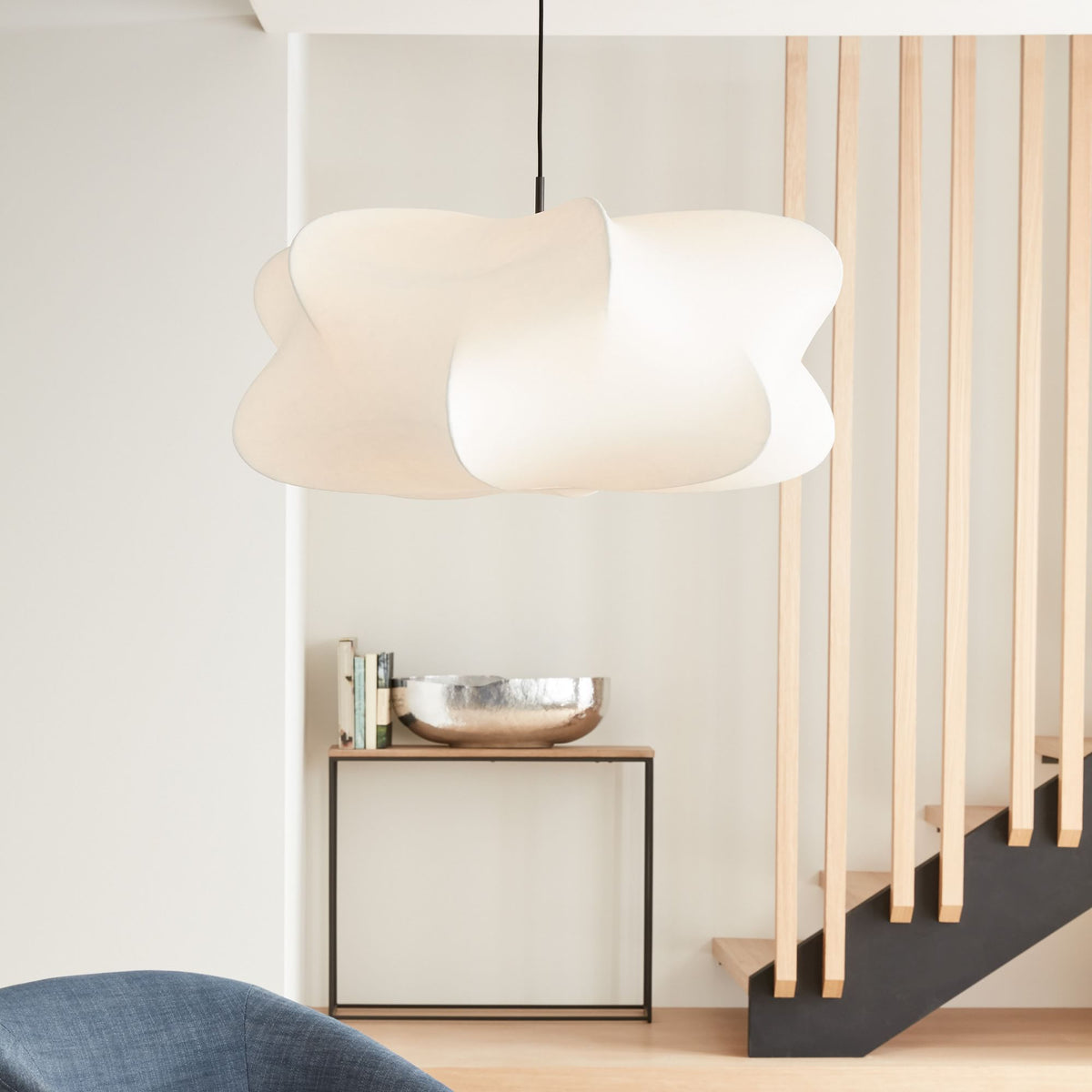 Dome Pendant Light with LED Compatibility — side view
