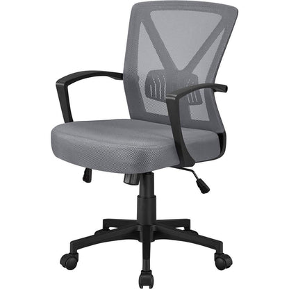 Mesh Office Chair with S-Shaped Backrest & Adjustable Height — detail view