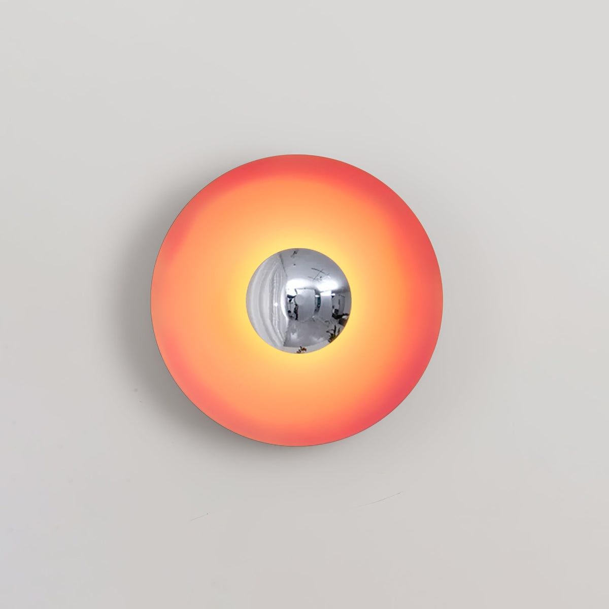 Round Wall Light with Adjustable Brightness — side view