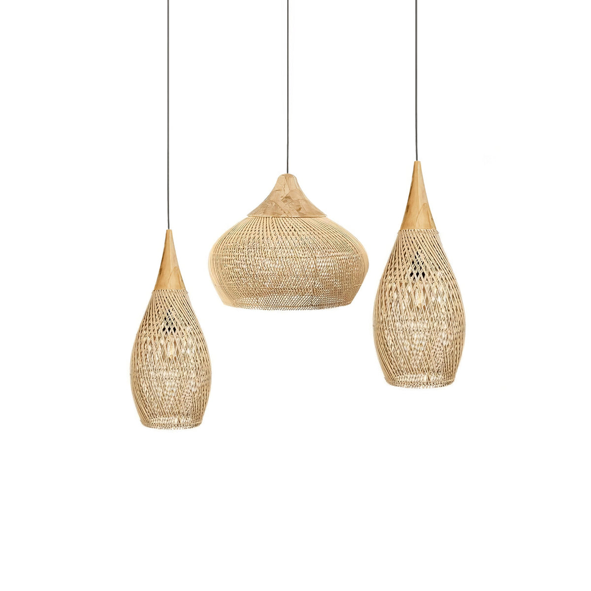 Braided Rattan Pendant Lamp Position 109