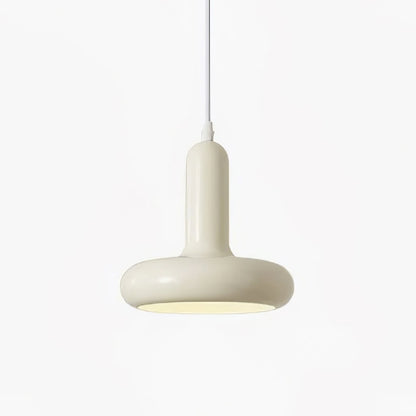 Modern Puck Pendant Light, Energy-Efficient LED — front view
