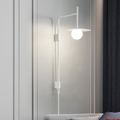 Swing Arm Wall Lamp with Plug-In Design