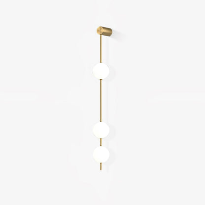 Vertical Balls Wall Lamp with Adjustable Brightness