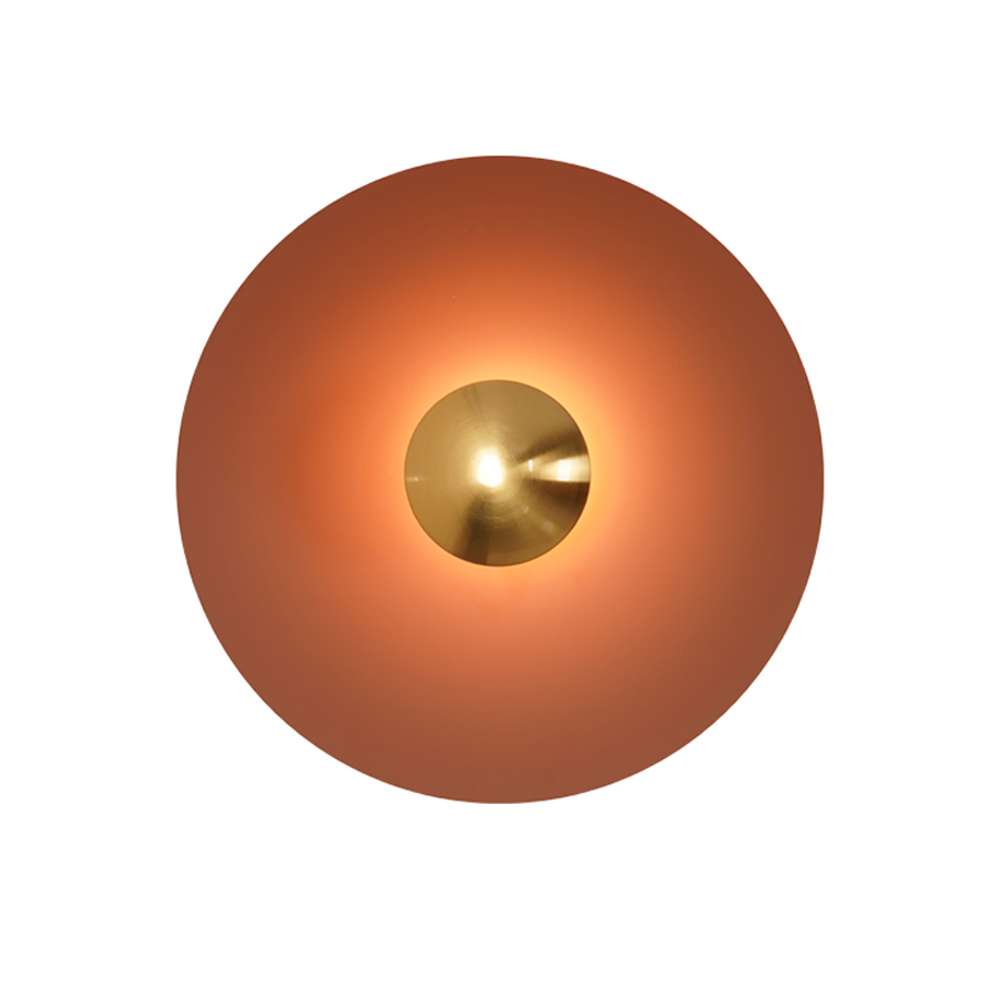 Round Wall Light with Adjustable Brightness