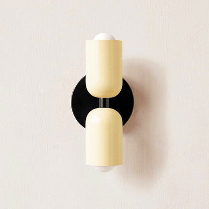 Double Wall Lamp, Vibrant Color Options