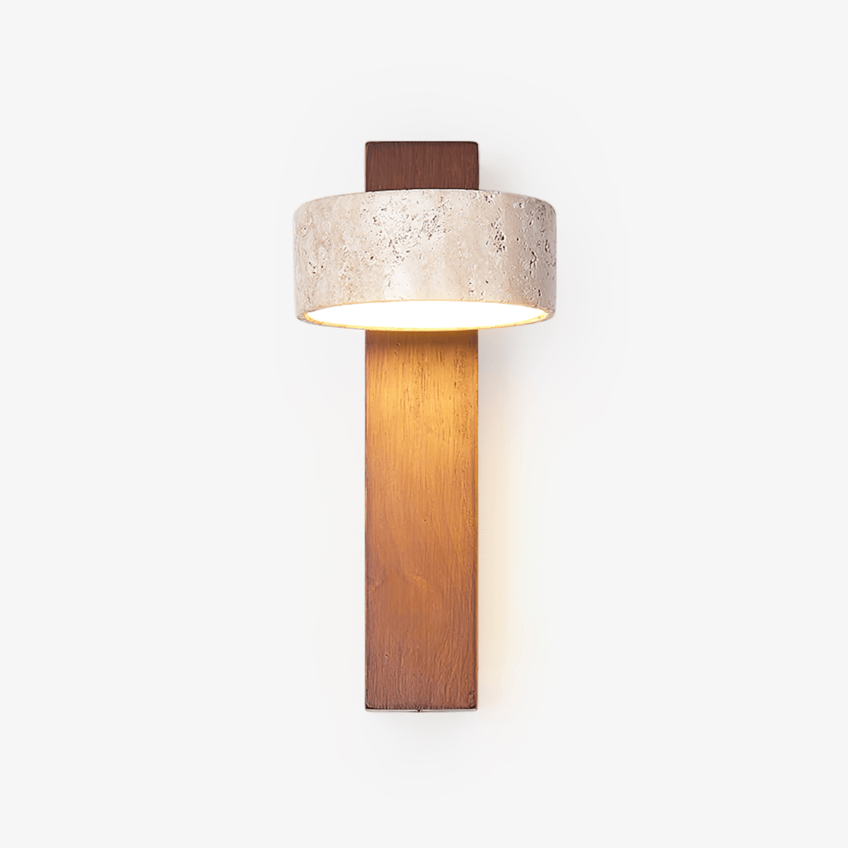Travertine Beam Wall Lamp, Adjustable LED — lifestyle view