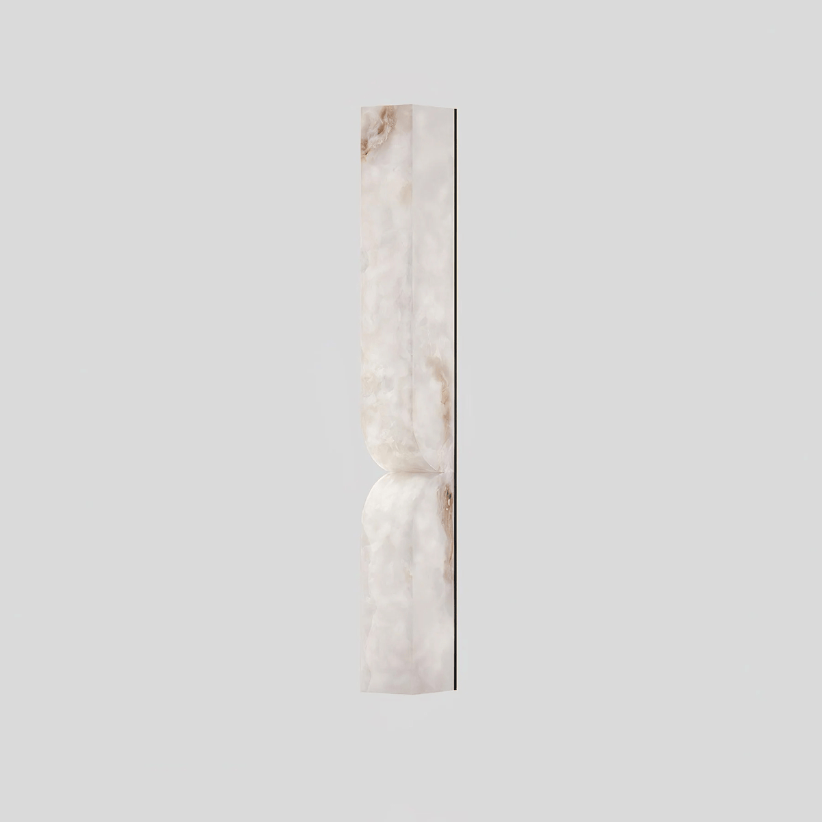 Alabaster Wall Sconce with Adjustable Light Direction — lifestyle view