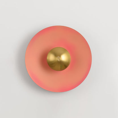 Round Wall Light with Adjustable Brightness