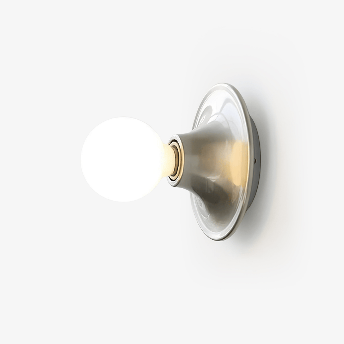 Glass Bulb Wall Sconce with Adjustable Lighting