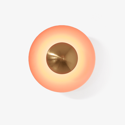 Round Wall Light with Adjustable Brightness