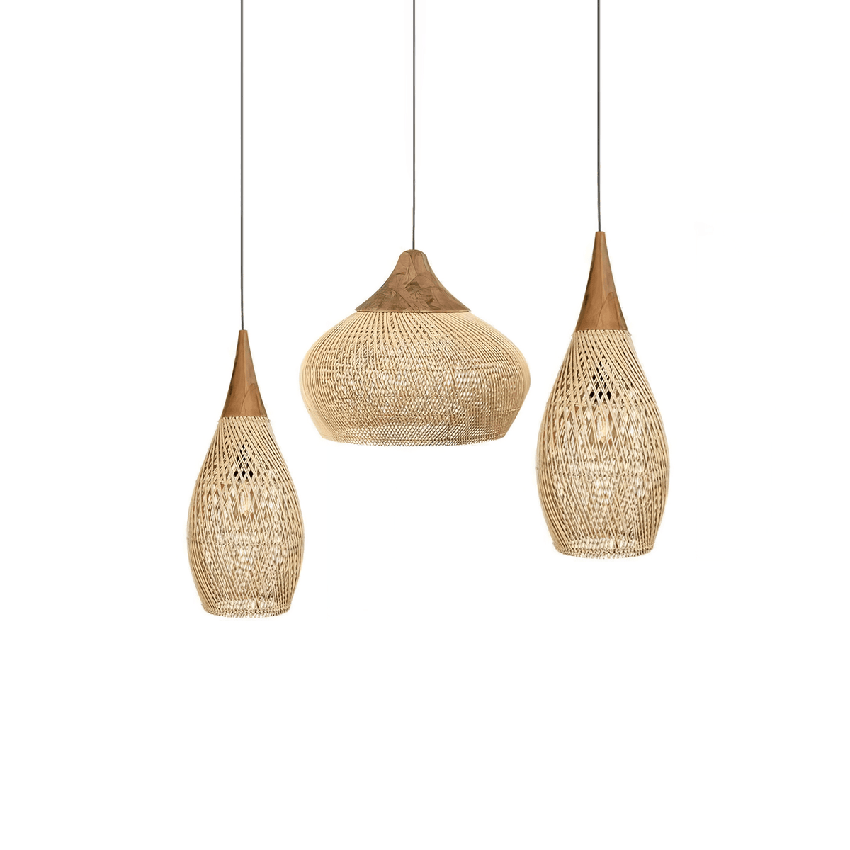 Braided Rattan Pendant Lamp Position 96