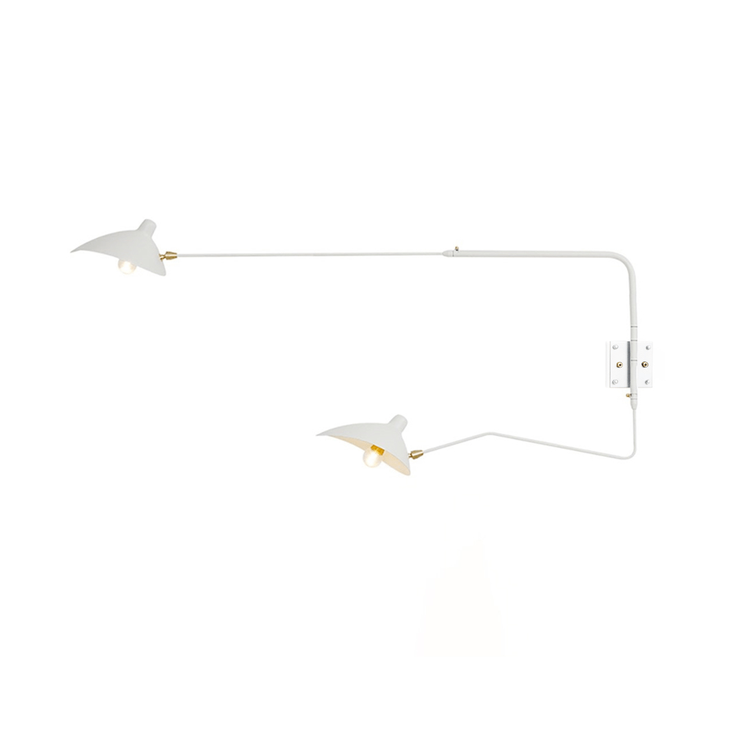 Multi-Arm Wall Sconce with Adjustable Arms — detail view