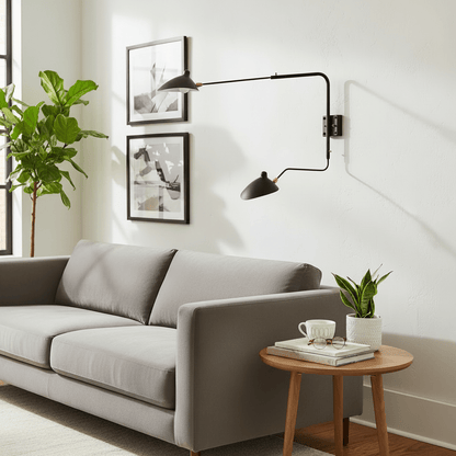 Multi-Arm Wall Sconce with Adjustable Arms
