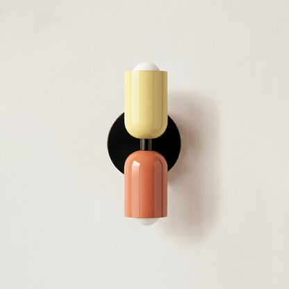 Double Wall Lamp, Vibrant Color Options
