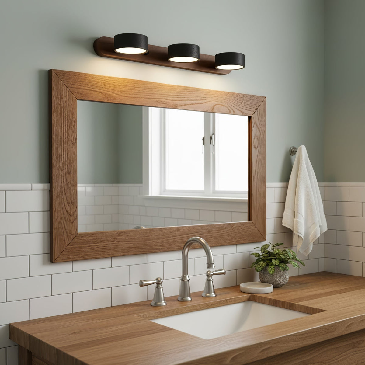 Black Travertine Wall Light, Multi-Light Design — lifestyle view